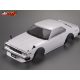 KILLERBODY 1:10 1977 Skyline Hardtop 2000 GT-ES festett Lexan karosszéria fehér (195mm)