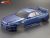 Killerbody 1:10 Nissan Skyline R34 festett Lexan karosszéria (195mm) kék