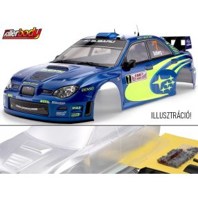  Killerbody 1:10  SUBARU Impreza WRC 2007 Rally festetlen Lexan karosszéria