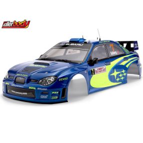   Killerbody 1:10 Subaru Impreza WRC 2007 Rally élethű festett karosszéria 195mm
