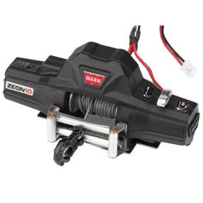   Élethű Warn Zeon10  duál csörlő 1:10 crawler , trial autómodellekhez (fekete)