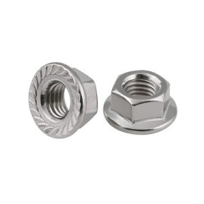 M3 acél peremes, körmös anya 1db