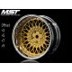 MST 1:10 On-Road 26mm Ofszet állítható, BBS króm arany felni 4 db 