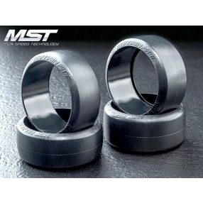   MST 1:10 Pro PST, P-TILE , Slick Drift gumi , Silver HDPE, F2R2 4db 26, 29mm (pvc, aszfalt)