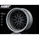 MST 1:10 On-Road 26mm Ofszet állítható, Y küllős ezüst-matt fekete felni 4 db 