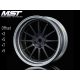 MST 1:10 Drift On-Road 26mm Állítható Ofszet , 12 küllős ezüst matt fekete felni 4 db