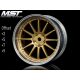 MST 1:10 Drift On-Road 26mm Állítható Ofszet , 12 küllős ezüst matt arany felni 4 db