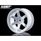 MST TE37 1:10 On-Road 26mm, Ofszet 5mm , 6 küllős fehér felni 4 db 