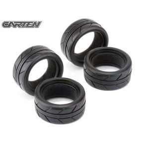   Carten 1:10 pályaautó sport gumi töméssel, 26mm 4db (V minta)