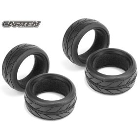   Carten 1:10 pályaautó sport gumi tömítéssel 26mm 4db (V2 minta)