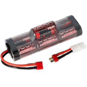  Robitronic 8.4V 4000mAh NiMh Sub-C "HUMP" akkupakk (T-deans, Tamiya) 