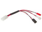 Multi töltőkábel NIMh töltőkhöz Tamiya - JST, Futaba, Micro Jst (Robitronic, Evpeak)