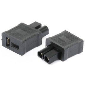   Átalakító T Deans anya  - Tamiya apa 1db (műanyag házban)