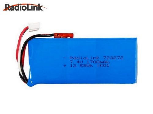 Radiolink  7.4v 1700mAh RC4GS, RC6GS, RC8X  Lipo távirányító adóakku (JR csatlakozó)