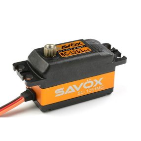   SAVOX SC-1251MG Alacsony profilú, gyors, digitális kormány szervó (9kg 0.09sec)  