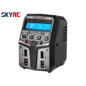 SkyRC T100 Dupla univerzális töltő (220V, 2x50W)