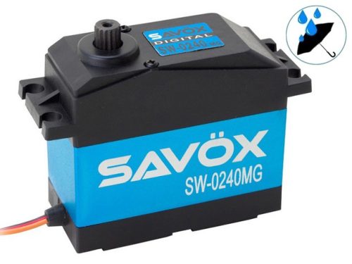 Savöx SW0240MG Vízálló, digitális HV  Jumbo szervó 35kg, 0.15,  7.4V (1:5 kormányszervó) 