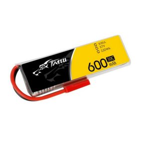 Gensace Tattu  3.7V 600mAh 30C lipo akkumulátor JST