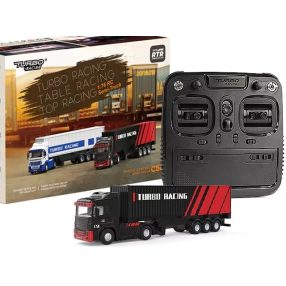   Turbo Racing 1:76  RTR micro távirányítós kamion (fekete)