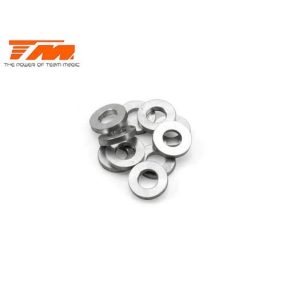 Team Magic setup, hézagoló alátét 3 x 6 x 1mm alu 10db