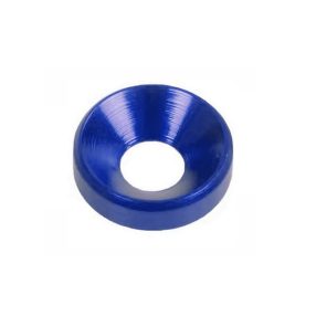 Alu alátét M3 sűllyesztett fejű csavarokhoz kék 1 db