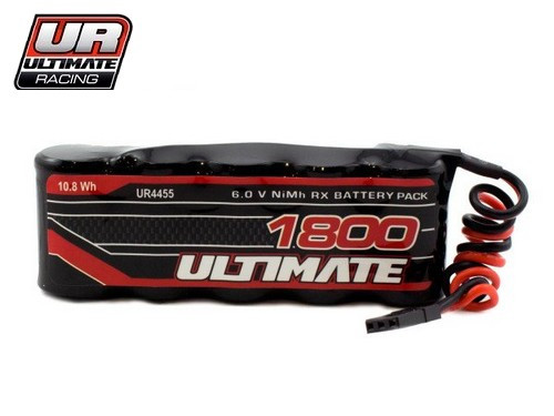 Ultimate vevőakku 6V 1800mAh "EGYENES" NiMH 2/3A  (JR csatlakozó) 