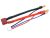Keménytokos LIpo akku kábel T Deans / 5mm hasított / 2mm aranycsati