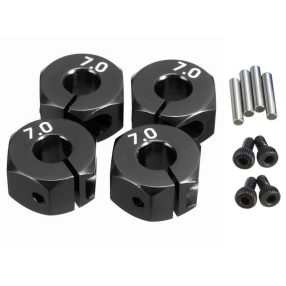 1:10 Alu kerékhatszög, vastagság: 7mm (fekete) 4db 1:10 Alu kerékhatszög, vastagság: 7mm (fekete) 4db