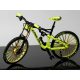 Downhill mountain bike makett fluor zöld 1 db 17,5 cm