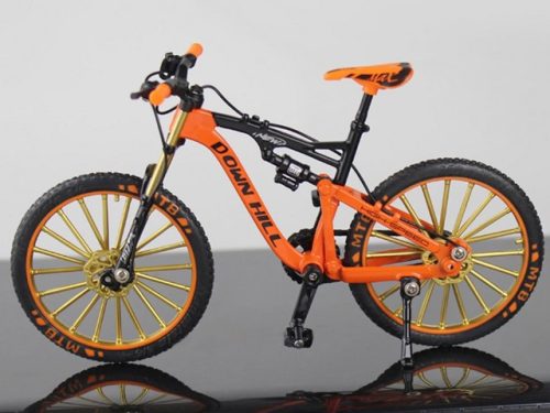 Downhill mountain bike makett narancs 1 db 17,5 cm