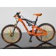 Downhill mountain bike makett narancs 1 db 17,5 cm