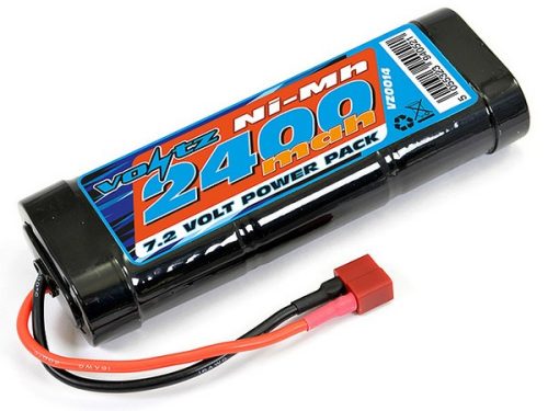 Voltz 7.2V 2400mAh NiMH Sub-C akkupakk (T. Deans)