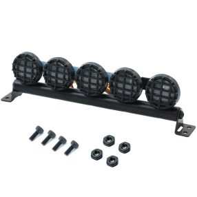   1:10 Élethű 5 fehér LED fényhíd crawler, trial, SCT autómodellekhez (125mm)