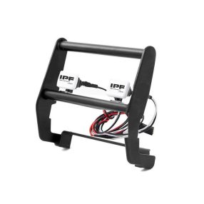    1:10  Acél első lökhárító Traxxas TRX-4 Ford -hoz  + IPF LED reflektorok  (fekete)