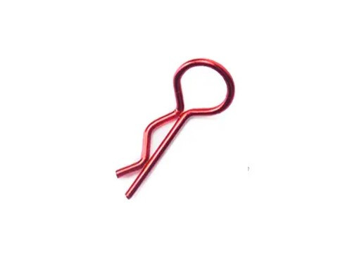 Karosszéria stift közepes 1:10 (sasszeg) 1db (25mm) hajlított fejű piros