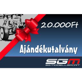 SG Modell ajándékutalvány 20.000Ft