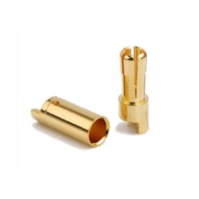 Aranyozott csatlakozó hasított 5,5mm 1 pár