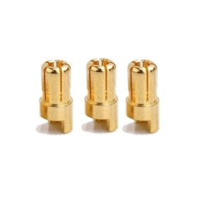 Aranyozott csatlakozó hasított 6.5mm 3db APA