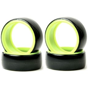 1:10 Mintás (kemény) DRIFT gumi neon zöld betéttel 4 db 1:10 Mintás (kemény) DRIFT gumi neon zöld betéttel 4 db