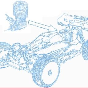 RC Robbanómotoros autómodellek és kellékei
