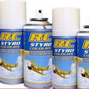 RC Styro festékek hab anyaghoz (Styro, Depron, EPP, hungarocell.)
