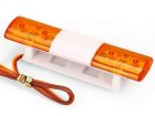 LED fényhíd 105x25mm sárga 1:10 modellekhez (ovális)