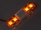 LED fényhíd 105x25mm sárga 1:10 modellekhez (ovális)