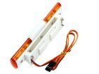 LED fényhíd 105x25mm sárga 1:10 modellekhez (ovális)