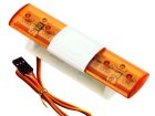 LED fényhíd 105x25mm sárga 1:10 modellekhez (ovális)