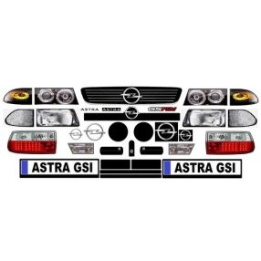 Opel Astra matrica 1:10 autómodell karosszériához Opel Astra matrica 1:10 autómodell karosszériához