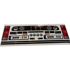 BMW E30 matrica 1:10 autómodell karosszériához BMW E30 matrica 1:10 autómodell karosszériához