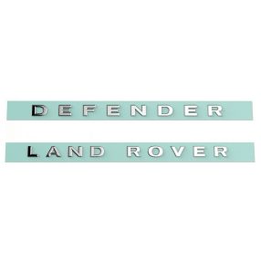 1:10 Élethű  Land Rover Defender fém matrica pl. TRAXXAS TRX-4, RC4WD D90 D110-hez   1:10 Élethű  Land Rover Defender fém matrica pl. TRAXXAS TRX-4, RC4WD D90 D110-hez