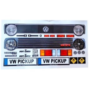 Golf Pickup matrica 1:10 autómodell karosszériához Golf Pickup matrica 1:10 autómodell karosszériához
