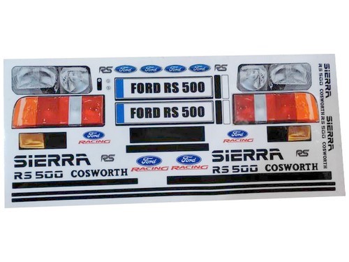 Ford Sierra matrica 1:10 autómodell karosszériához